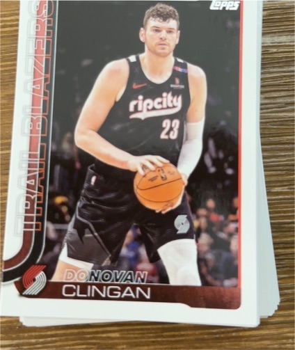 2025-26 Topps #126 Donovan Clingan — front
