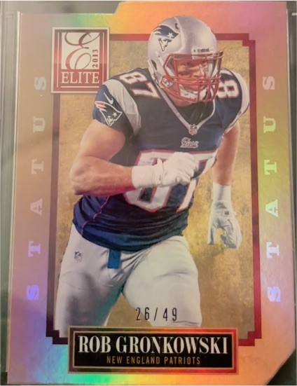 2013 Panini Elite Status Rob Gronkowski #Status — front
