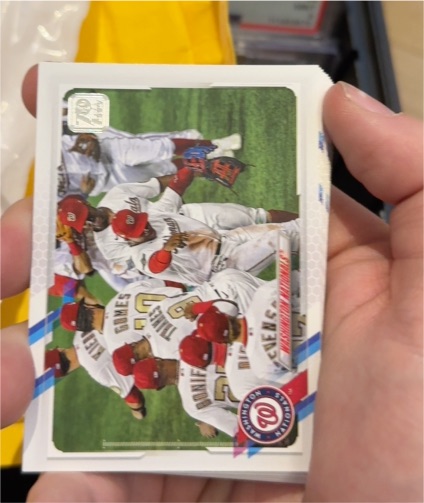 2021 Topps #58 Washington Nationals Team — front