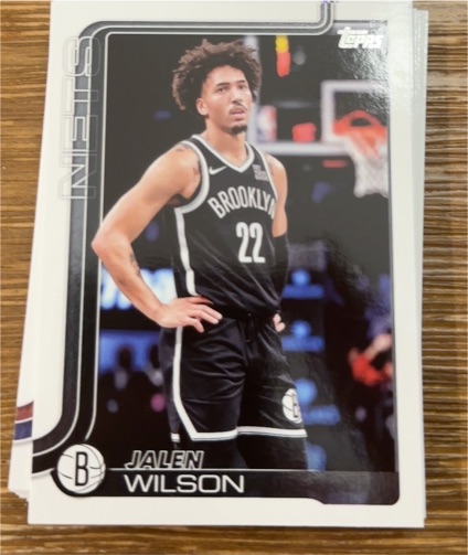2025-26 Topps #12 Jalen Wilson — front