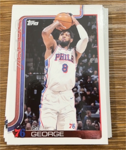 2025-26 Topps #8 Paul George — front