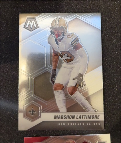 2021 Panini Mosaic #147 Marshon Lattimore — front