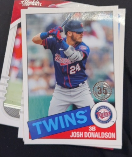 2020 Topps Update 35th Anniversary #85TB-2 Josh Donaldson — front