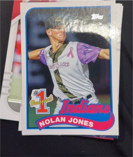 2020 Topps Update #P-28 Nolan Jones — front