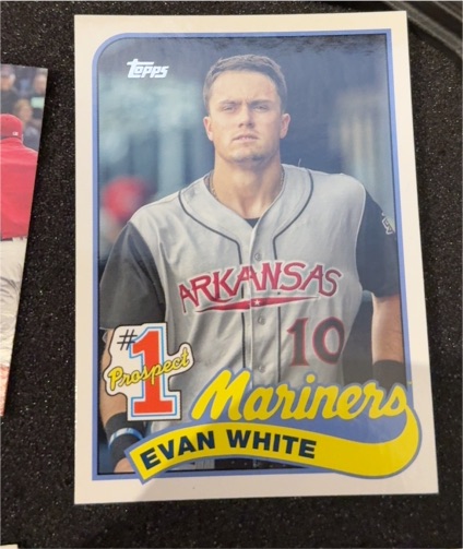 2020 Topps Update #P-1 Evan White — front