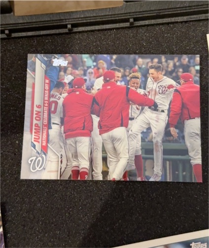 2020 Topps Update #U-3 Jump On 6 Trea Turner — front