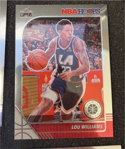 2019-20 Panini NBA Hoops Premium Stock #84 Lou Williams — front