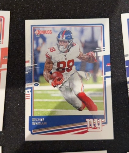2020 Panini Donruss #186 Evan Engram — front