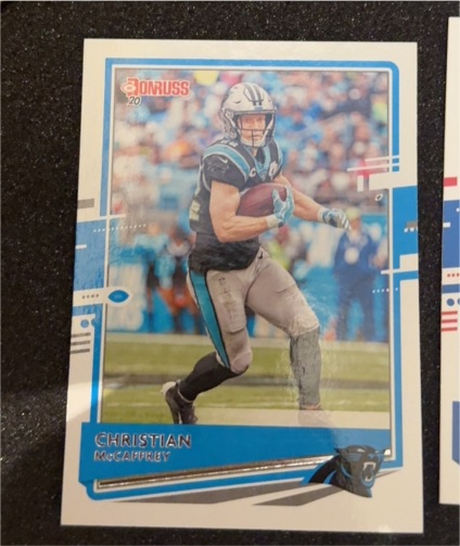 2020 Donruss #48 Christian McCaffrey — front