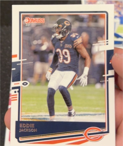 2020 Donruss #62 Eddie Jackson Chicago Bears — front