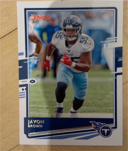 2020 Donruss #250 Jayon Brown — front