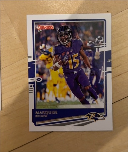 2020 Donruss #34 Marquise Brown — front