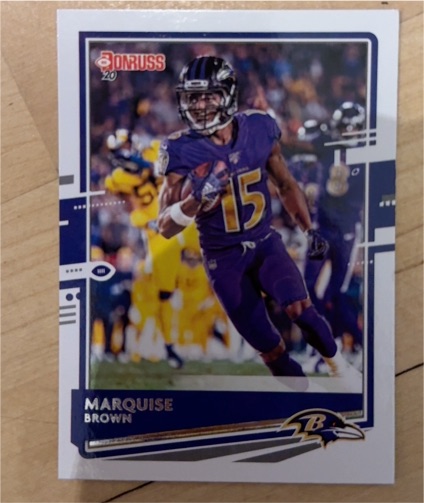 2020 Donruss #34 Marquise Brown — front