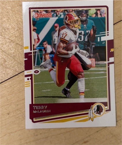 2020 Donruss #241 Terry McLaurin — front
