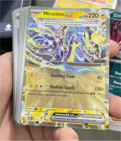 2023 Pokemon TCG Miraidon ex #073/217 — front