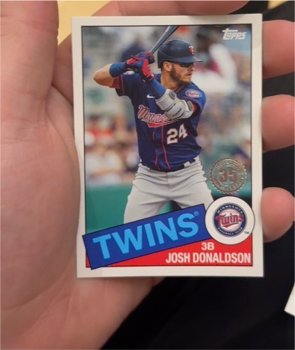 2020 Topps Update #85TB-2 Josh Donaldson — front