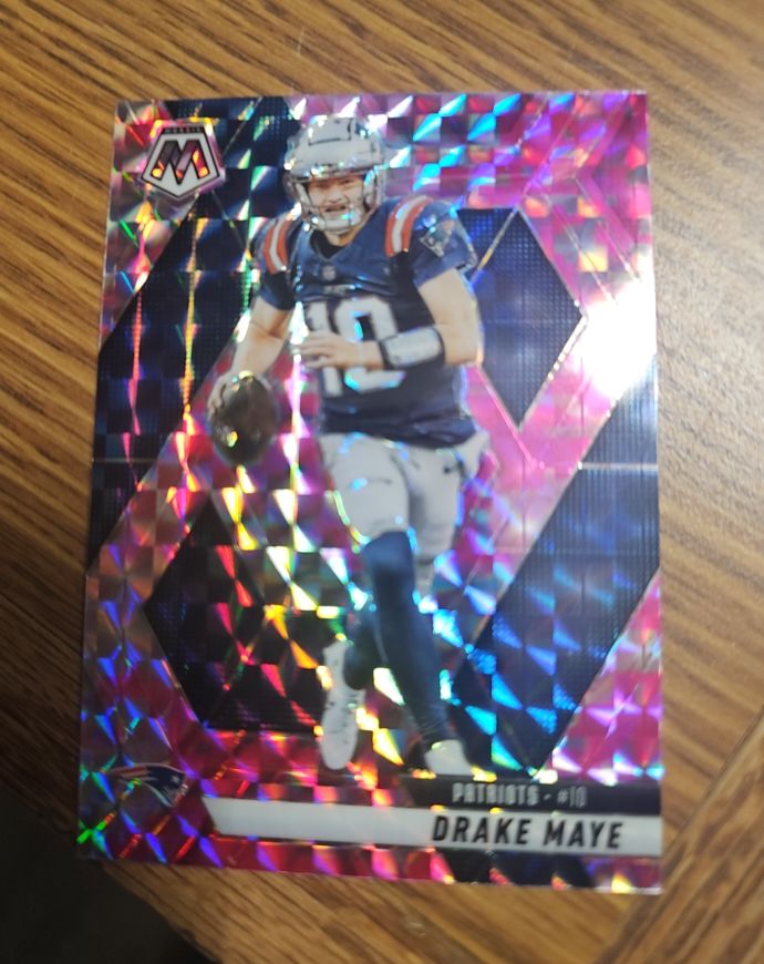 2025 Panini Mosaic #28 Drake Maye — front