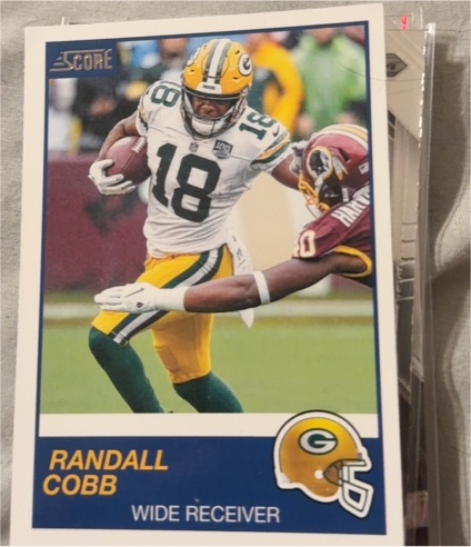 2019 Score #228 Randall Cobb — front