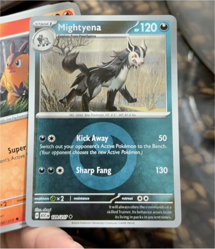 2024 Pokémon Scarlet & Violet Temporal Forces #129 Mightyena — front