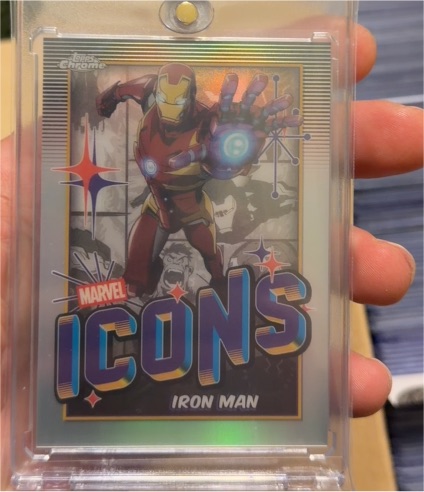 2025 Topps Chrome Marvel Icons #MI-7 Iron Man — front