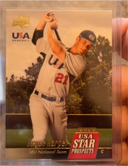 2009 Upper Deck Signature Stars #USA-8 Bryce Harper — front