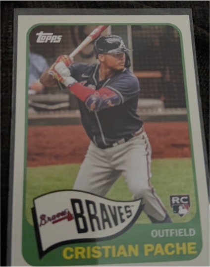 2021 Topps 1965 Redux #T65-8 Cristian Pache — front