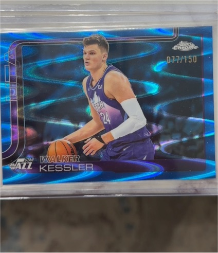 2025-26 Topps Chrome #205 Walker Kessler — front