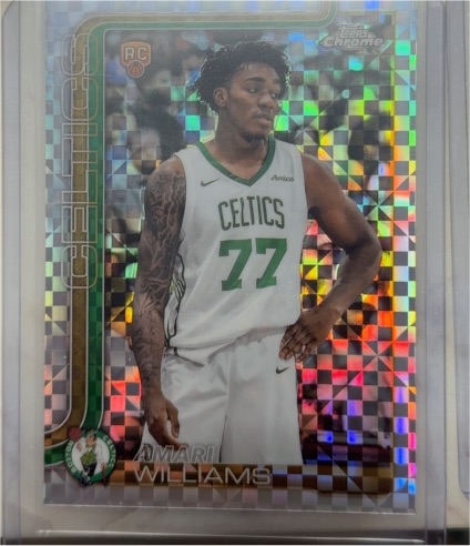 2025-26 Topps Chrome #297 Amari Williams — front