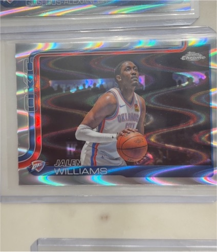 2025-26 Topps Chrome #187 Jalen Williams — front