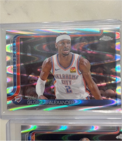 2025-26 Topps Chrome #141 Shai Gilgeous-Alexander — front