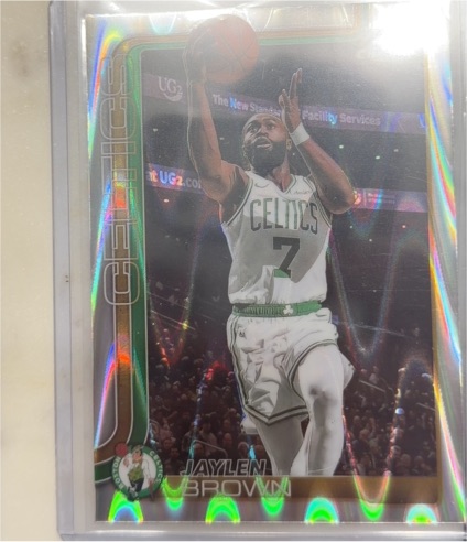 2025-26 Topps Chrome #51 Jaylen Brown — front