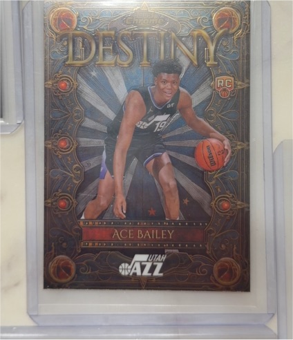 2025-26 Topps Chrome #D-5 Ace Bailey Destiny Rookie — front