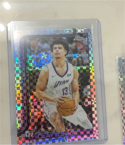 2025-26 Topps Chrome #268 Walter Clayton Jr. — front