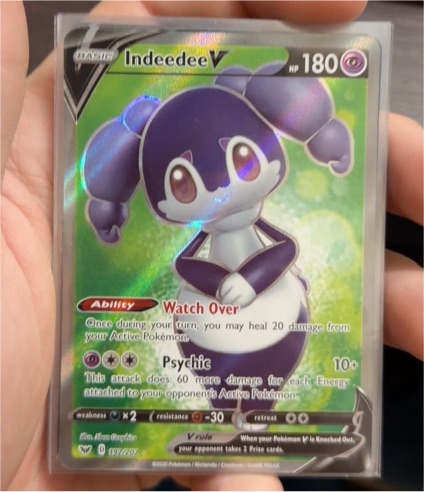 2020 Pokémon TCG Sword & Shield #192 Indeedee V — front