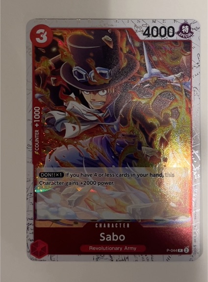 2024 One Piece Card Game P-044 Sabo — front
