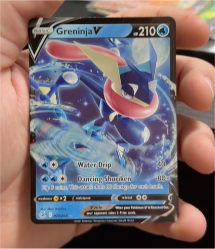 2021 Pokémon Fusion Strike #073 Greninja V — front