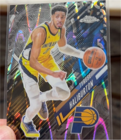2025-26 Topps Chrome #GT-5 Tyrese Haliburton Go Time — front