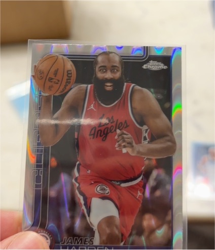 2025-26 Topps Chrome #54 James Harden — front