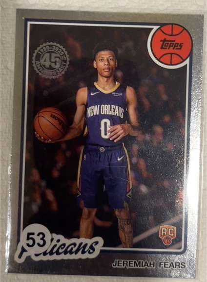 2025-26 Topps 1980-81 Topps Basketball #80BK-98 Jeremiah Fears — front