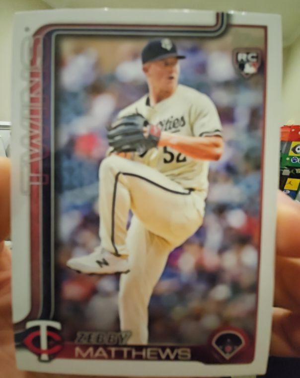 2025 Topps #283 Zebby Matthews — front