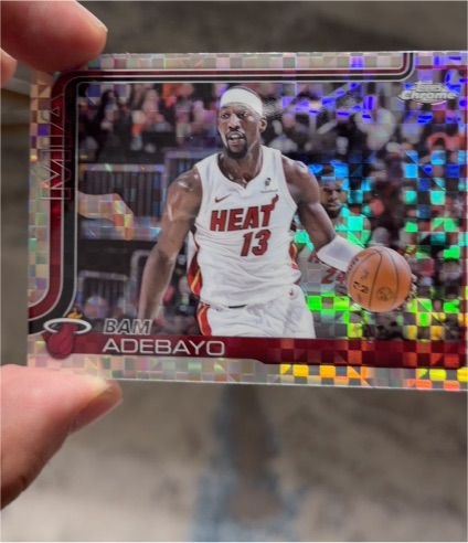 2025-26 Topps Chrome #138 Bam Adebayo — front