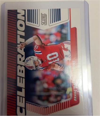 2025 Panini Score Celebration #C-DMA Drake Maye — front