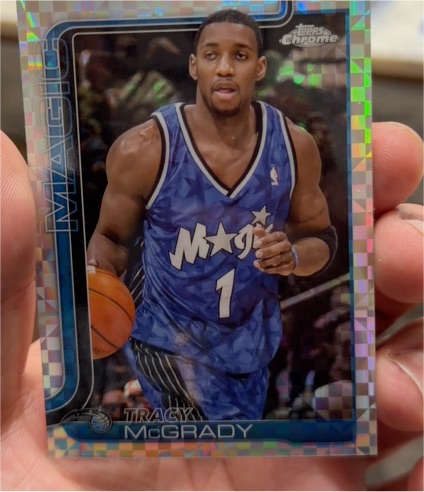 2025-26 Topps Chrome #245 Tracy McGrady — front