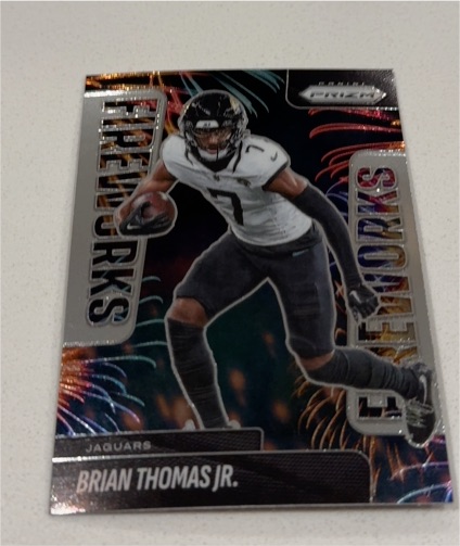 2025 Panini Prizm #14 Brian Thomas Jr. — front