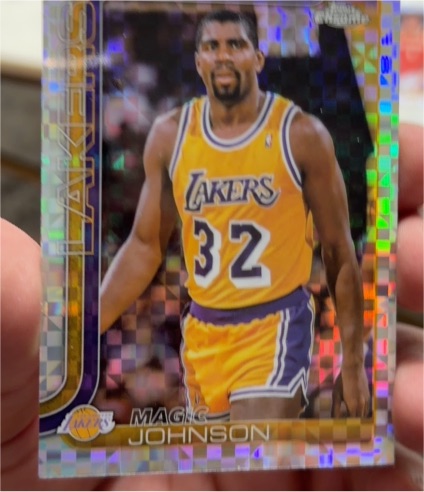 2025-26 Topps Chrome #244 Magic Johnson — front