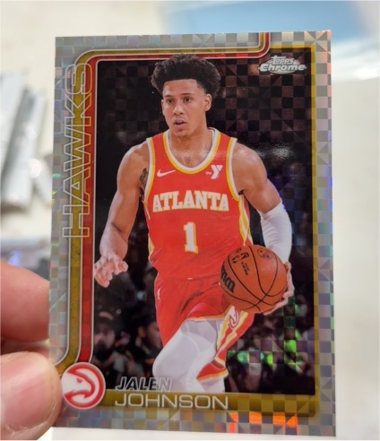 2025-26 Topps Chrome #56 Jalen Johnson — front