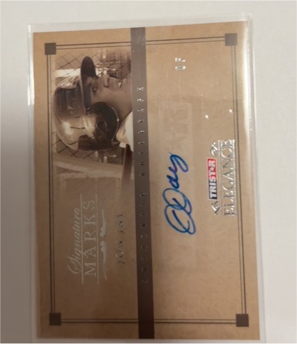 2007 Tristar Elegance Signature Marks #SM-DD Autograph — front