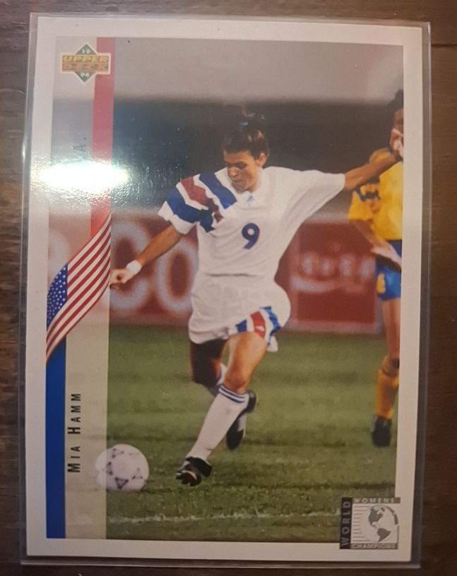 1994 Upper Deck #268 Mia Hamm — front