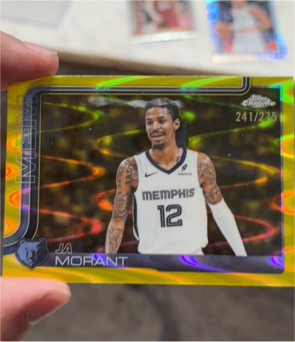 2025-26 Topps Chrome #158 Ja Morant — front