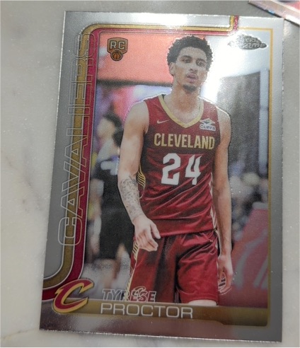 2025-26 Topps Chrome #300 Tyrese Proctor — front